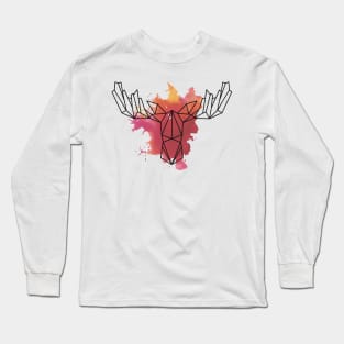 Geometric moose Long Sleeve T-Shirt